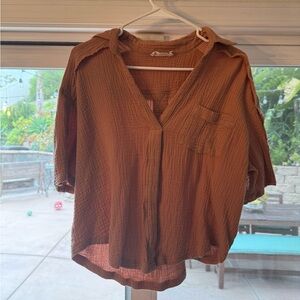 Millibon Gauze High Low Top